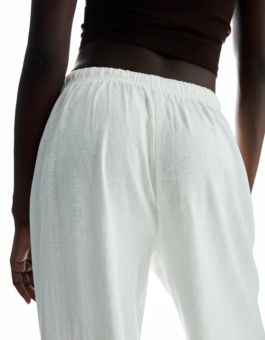Linen Blend Trousers