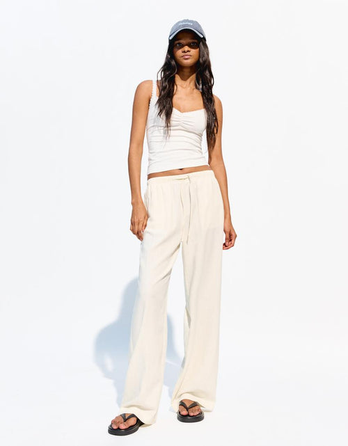 Linen Blend Trousers