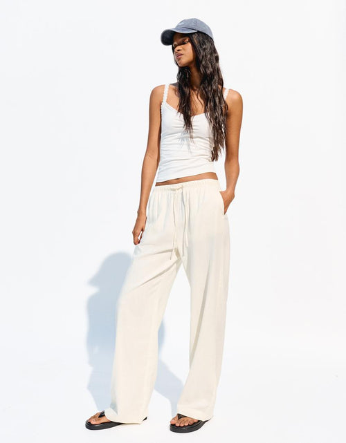 Linen Blend Trousers